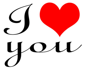 I love you