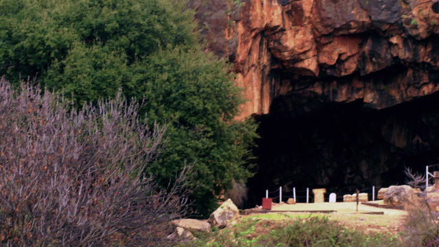 Royalty Free Stock Video Footage of Banias Spring area shot in Israel at 4k with Red.