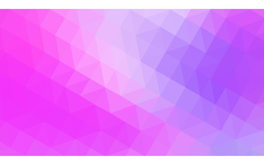 Multicolor purple, pink polygonal design illustration, which consist of triangles and gradient in origami style.