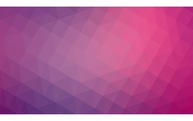 Multicolor purple, pink polygonal design illustration, which consist of triangles and gradient in origami style.