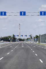 New empty road