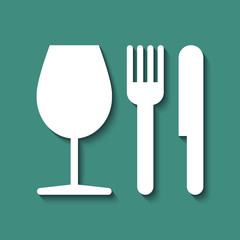 Fototapeta premium Logo restaurant.