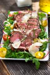 Beef Tagliata with Arugula 