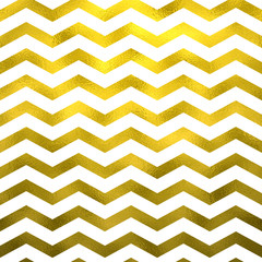 Faux Gold and White Foil Metallic Chevron Pattern Chevrons Textu