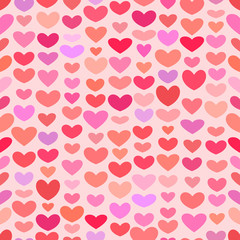 Seamless Saint Valentine heart pattern