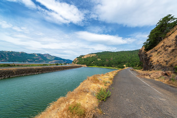 Obraz premium Old Highway 14 in Washington