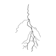 Thunderstorm lightning vector