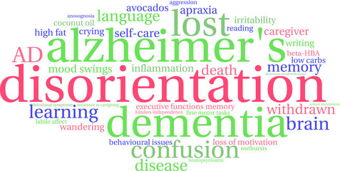 Disorientation Word Cloud