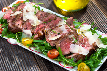 Beef Tagliata with Arugula 