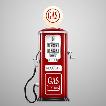 Reg isolated retro gas pump.