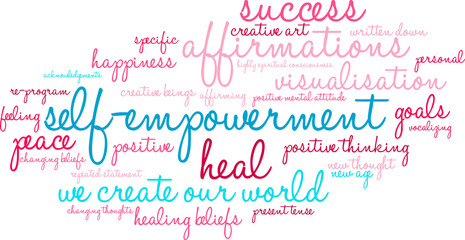 Self-Empowerment Word Cloud