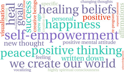 Obraz premium Self-Empowerment Word Cloud