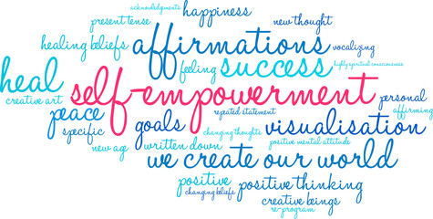 Self-Empowerment Word Cloud