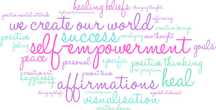 Self-Empowerment Word Cloud