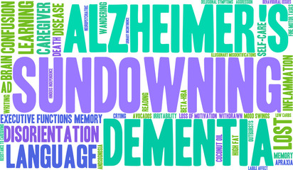 Sundowning Word Cloud