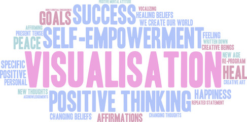 Fototapeta premium Visualisation Word Cloud