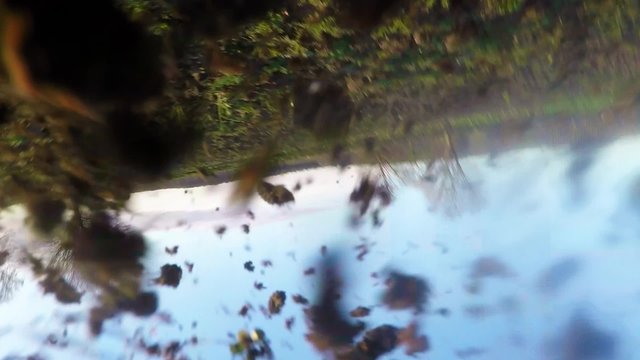 Drone accident, crash, falling on ground