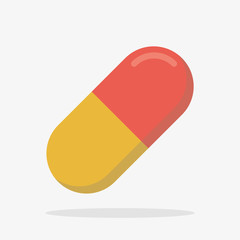 Pill Icon in Vector