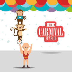Circus carnival funfair 