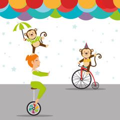 Circus carnival funfair 