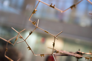 The first DNA & molecule plate model