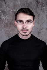 Fototapeta premium Young man in glasses