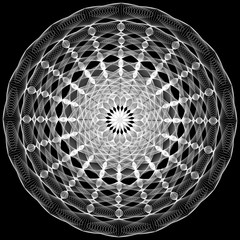 Naklejka premium Lacy Wheel