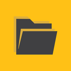 Open folder icon for web and mobile.