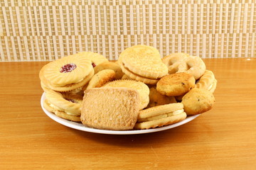 cookies in plate