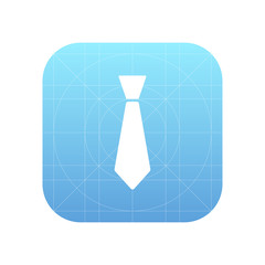 Man tie, business sign icon, vector illustration. Flat design st