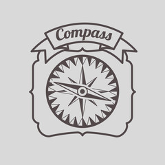 compass emblem design 