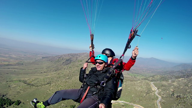Paragliding adrenaline tandem experience