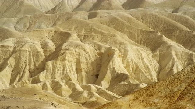Stock Video Footage panorama of a mountainous desert landscape shot in Israel at 4k with Red.
