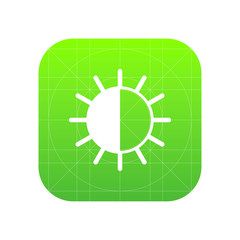 Brightness sign icon, vector illustration. Flat design style for