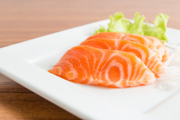 Salmon sashimi - japanese food