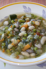 vegetable minestrone soup