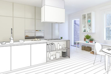 Projectet kitchen (drawing)