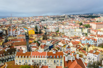 Fototapeta na wymiar Lisbon cityscape - traditional architecture, Lisbon, Portugal.