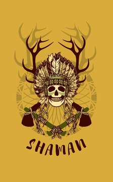 Indian shaman totem