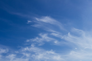 Blue sky and clouds