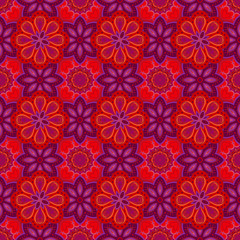Seamless colorful pattern in oriental style. Islam, Arabic, Asian motifs