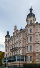 Fototapeta na wymiar building in Karlovy Vary, Czech republic