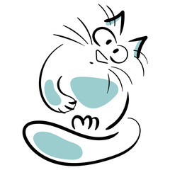 Cat cocked his head.