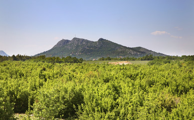 Landscape near Studenci. Bosnia and Herzegovina