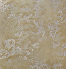 Decorative plaster texture on the wall