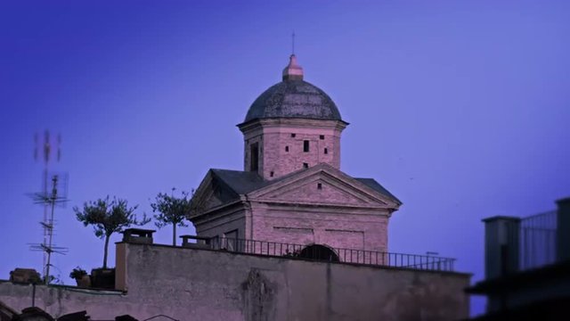 Small Italian domed building