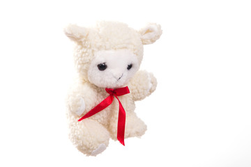 Cute plush toy sheep