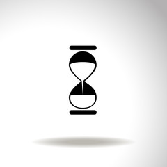 Hourglass vector icon.