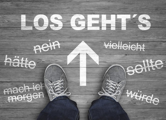Los geht´s!