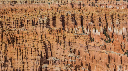 Close up of the amphitheater in Bryce Canyon
